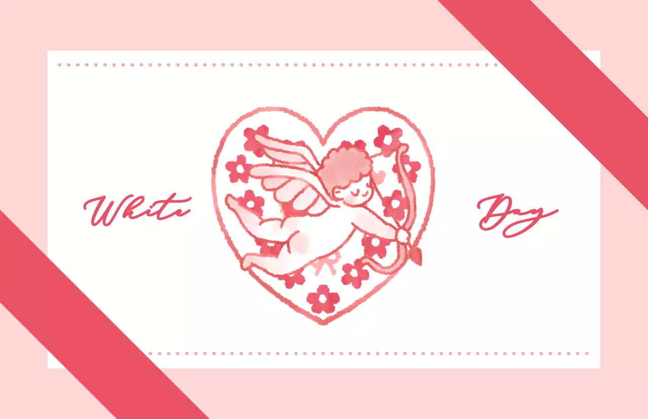 ピンク かわいい ホワイトデー ステッカー