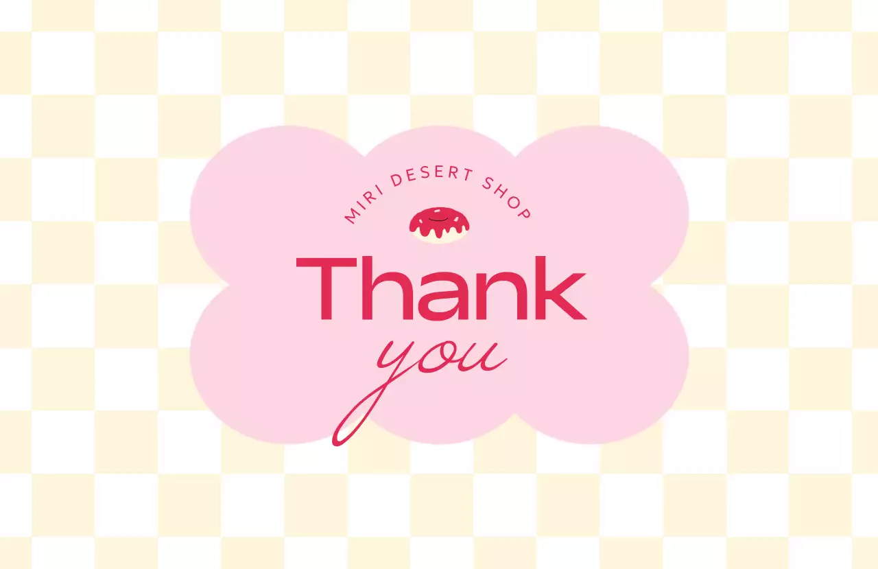 ピンク 黄色 シンボルサンキュー