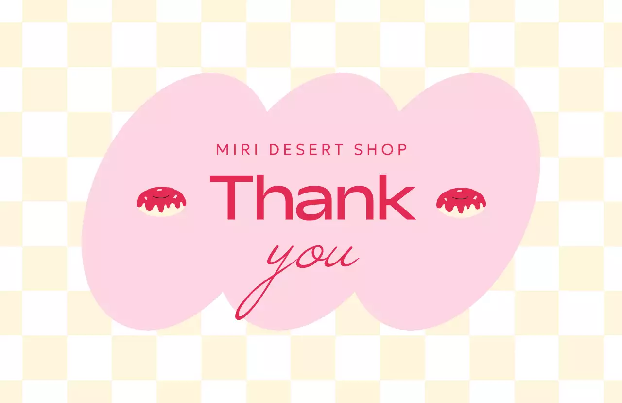 ピンク 黄色 シンボルサンキュー