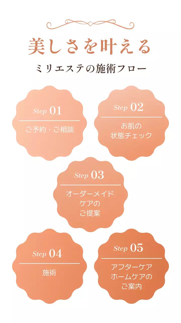 ピンク 上品 美容 ポスター