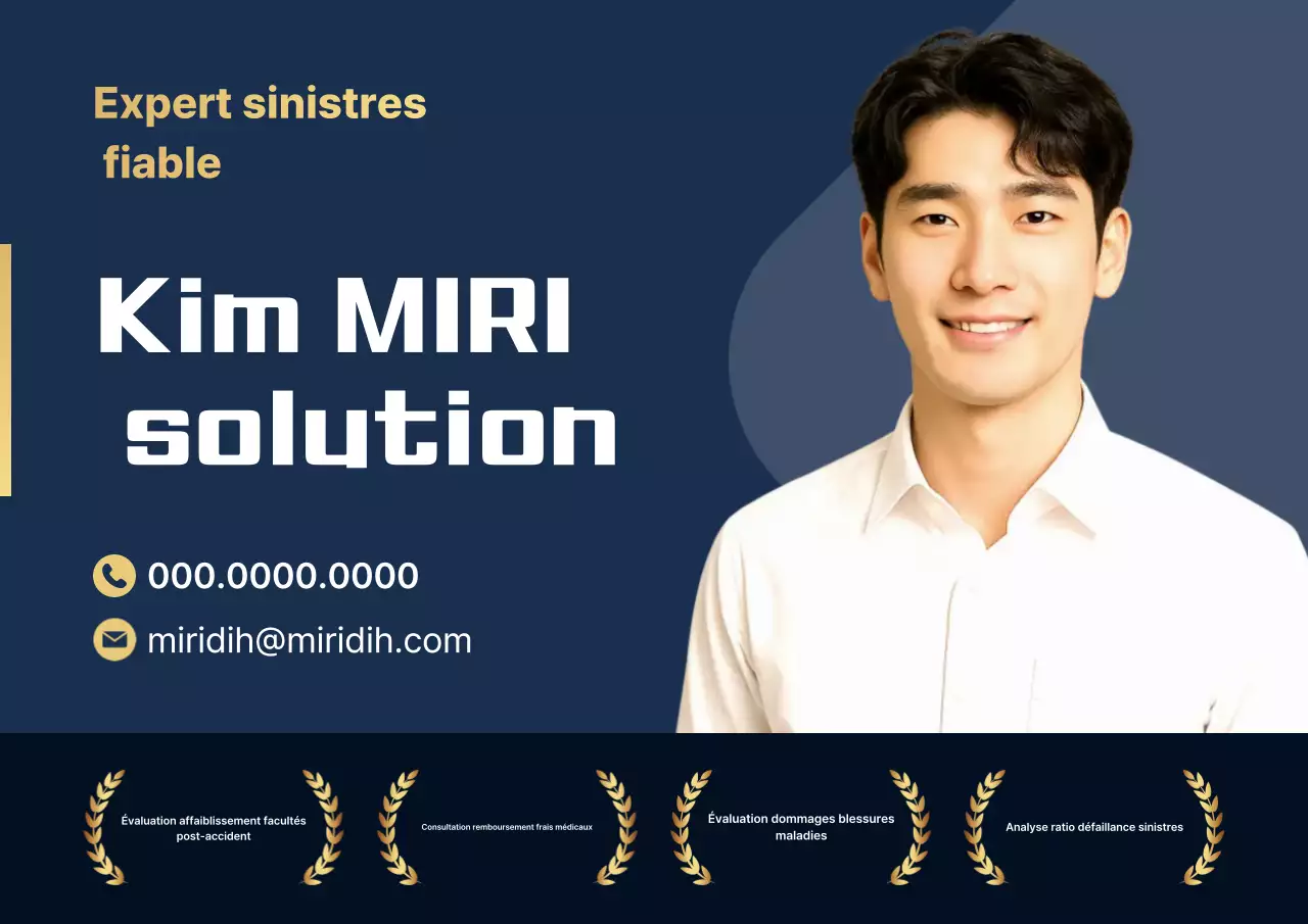 Publicité d'assurance moderne bleue