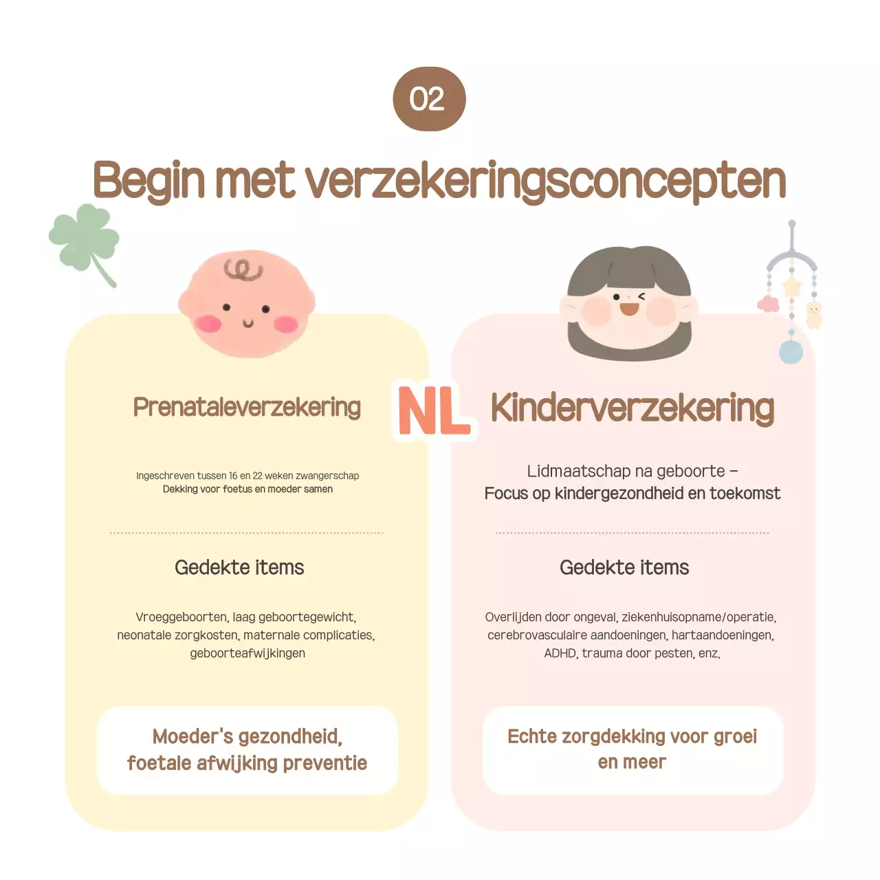 Roze babyverzekeringsgids