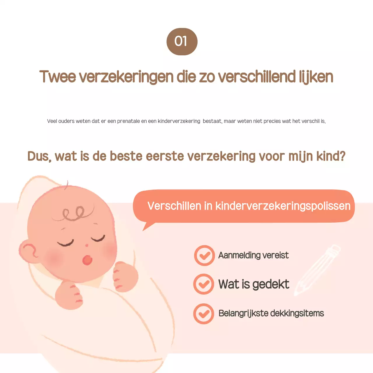 Roze babyverzekeringsgids