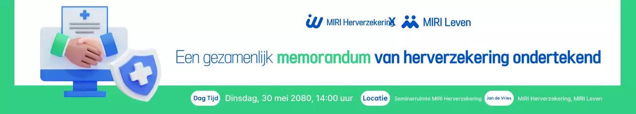 Promotie Groene Moderne Verzekeringsovereenkomst