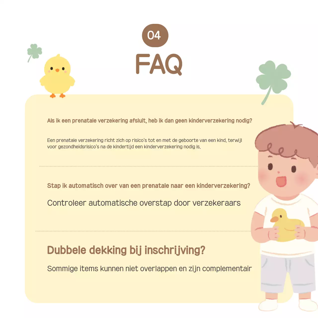 Roze babyverzekeringsgids