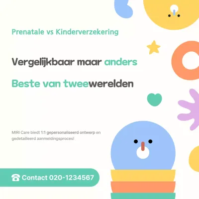 Advertentie voor Mint Baby Insurance