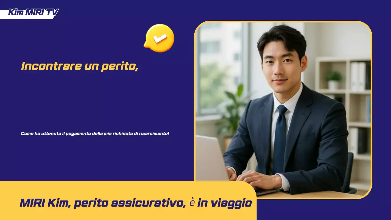 Consegna di informazioni assicurative moderne blu