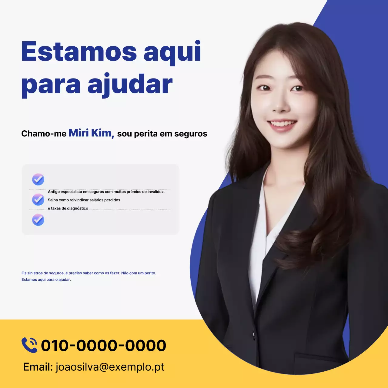 Anúncio de Seguro Blue Clean