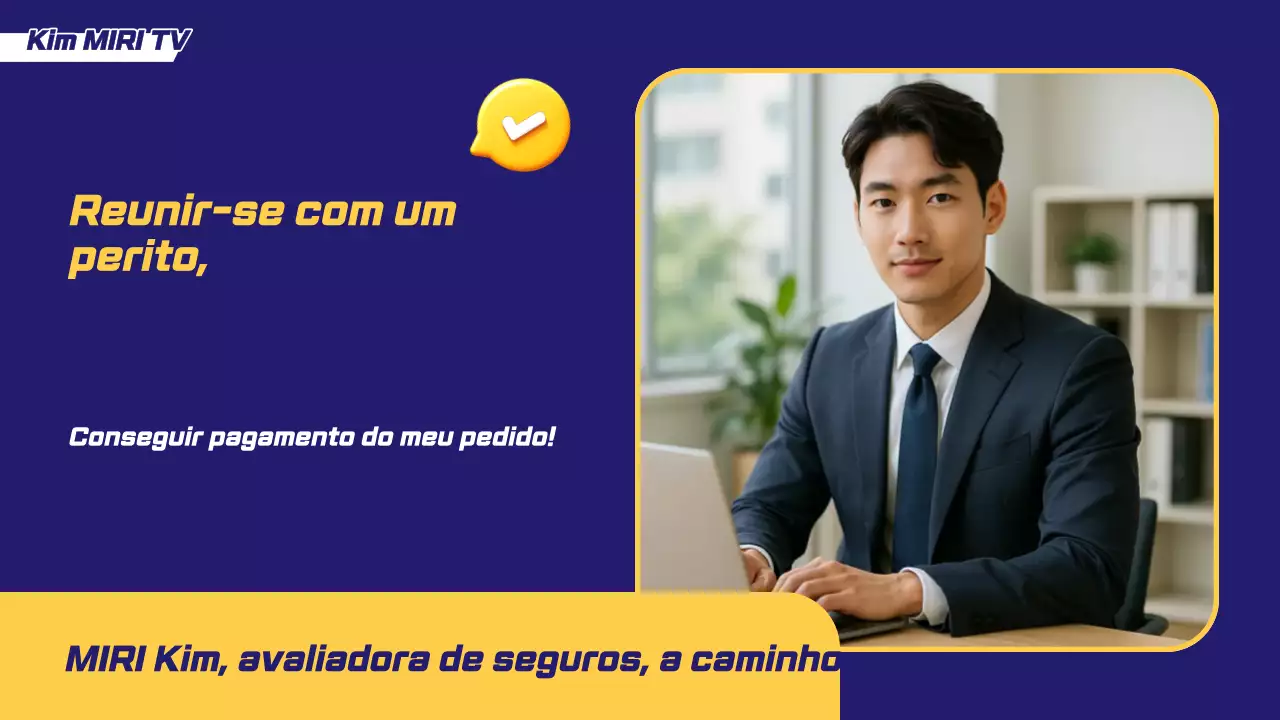 Entrega de informações sobre seguros Blue Modern
