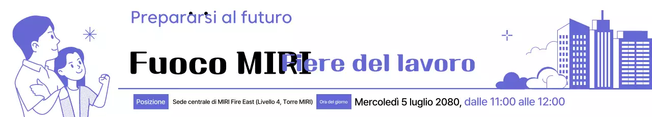 Promozione della sessione informativa di Bora Modern