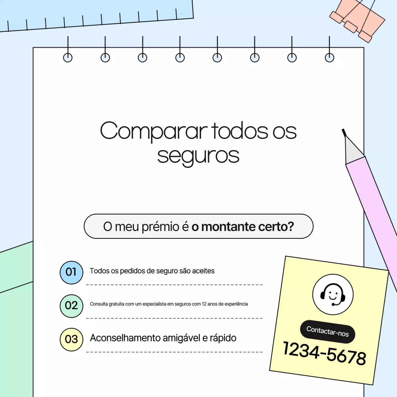 Guia de consulta de seguros Baby Blue