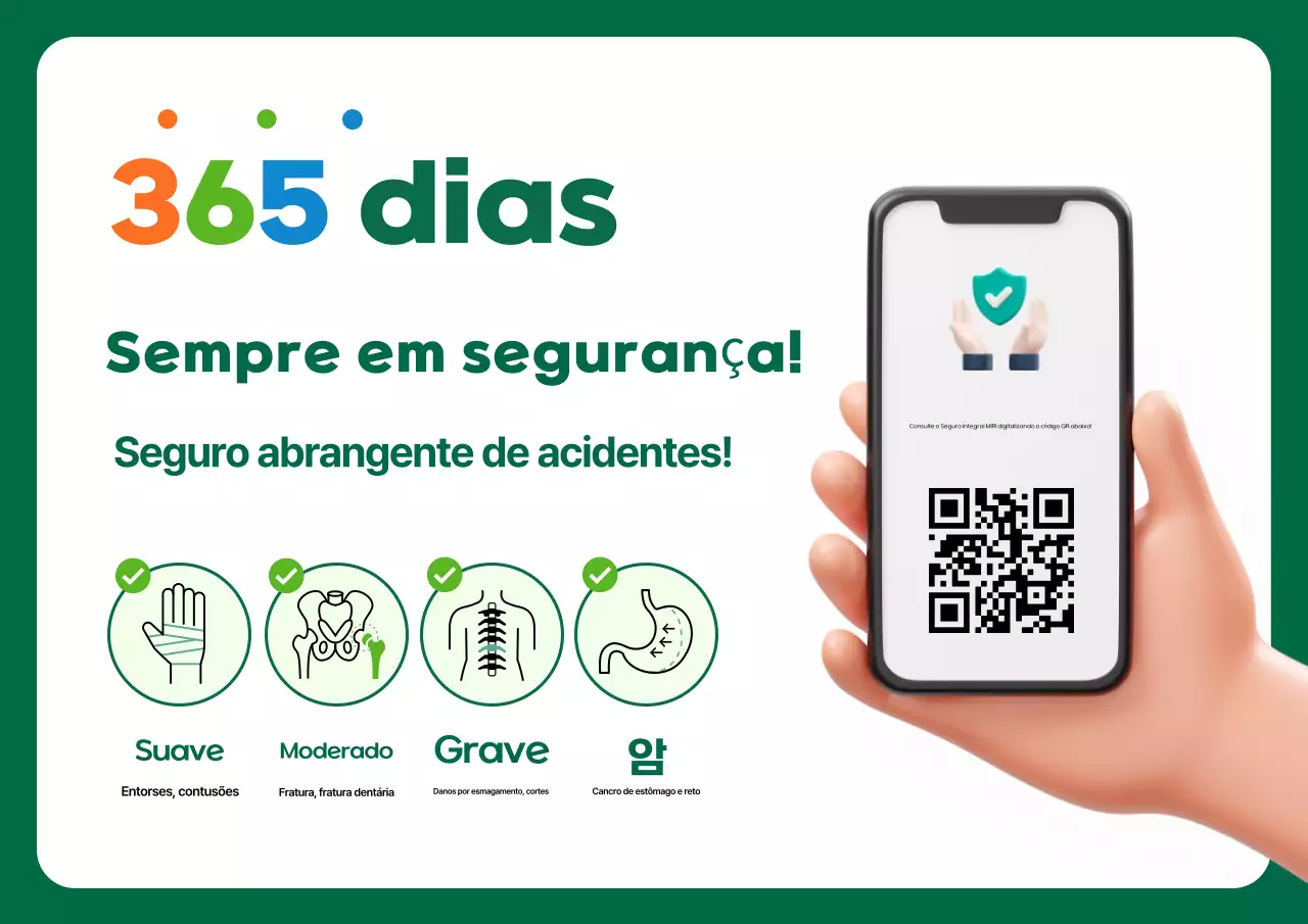 Anúncio de Seguro Verde Moderno
