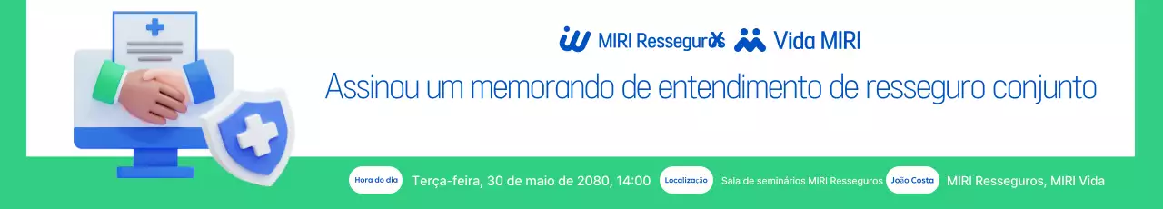 Promoção de Acordo de Seguro Verde Moderno