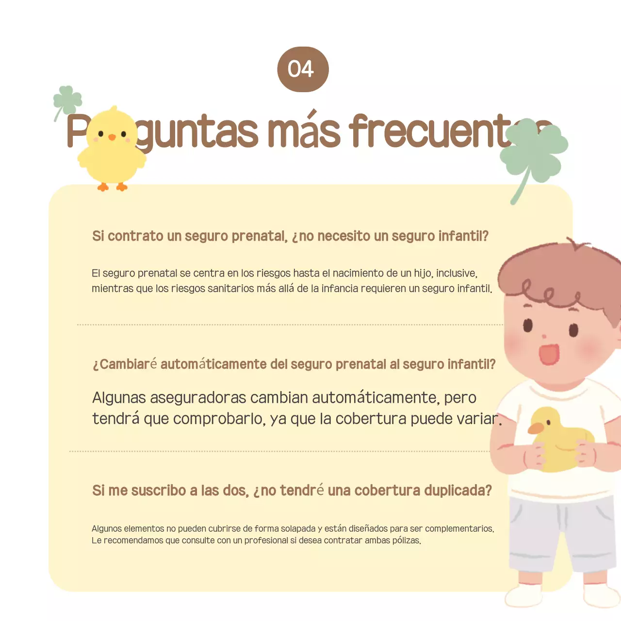 Guía de seguros para bebés Pink