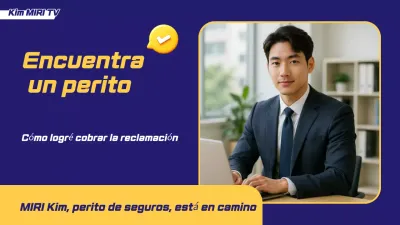 Entrega de información sobre seguros Blue Modern