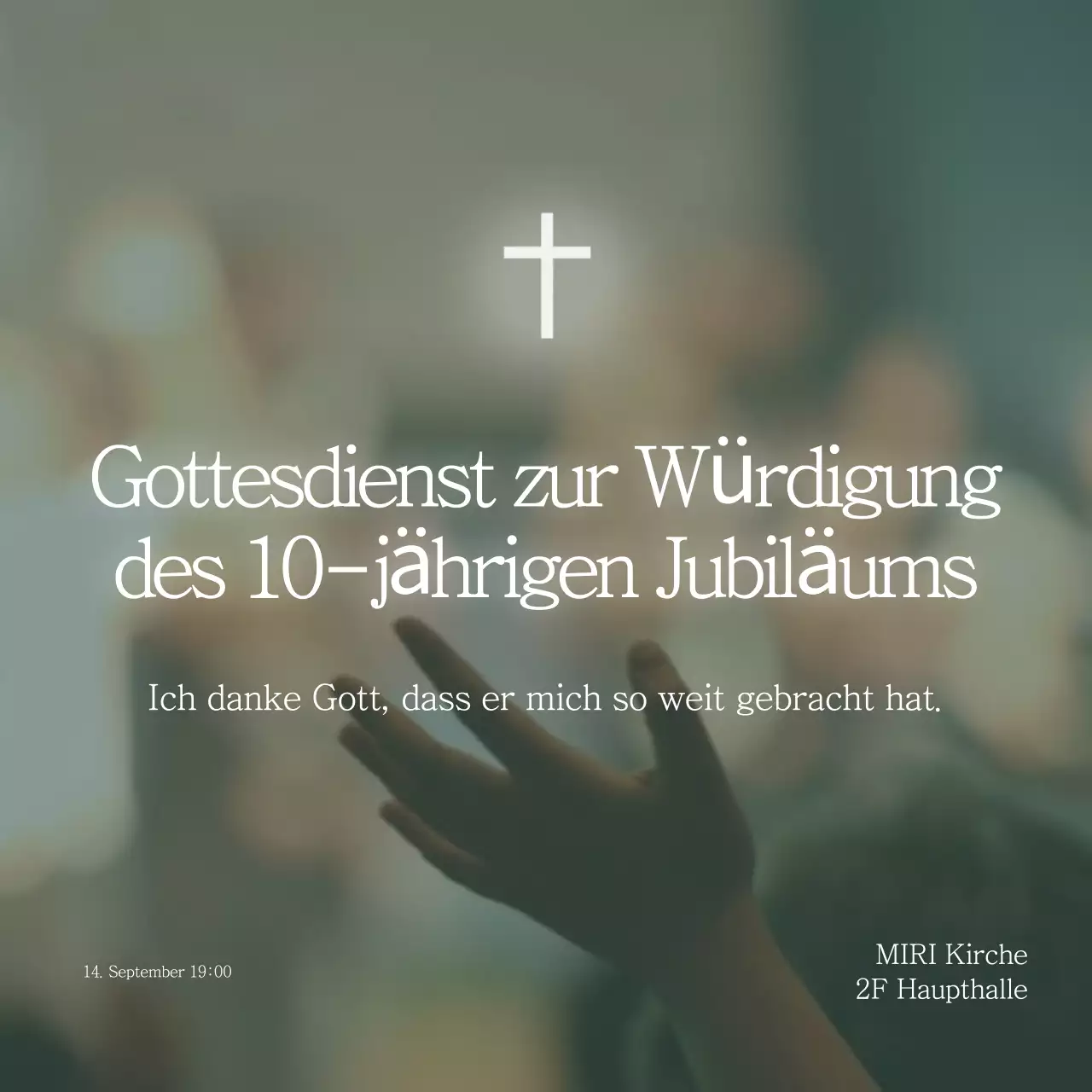 Gray Simple Worship Guide