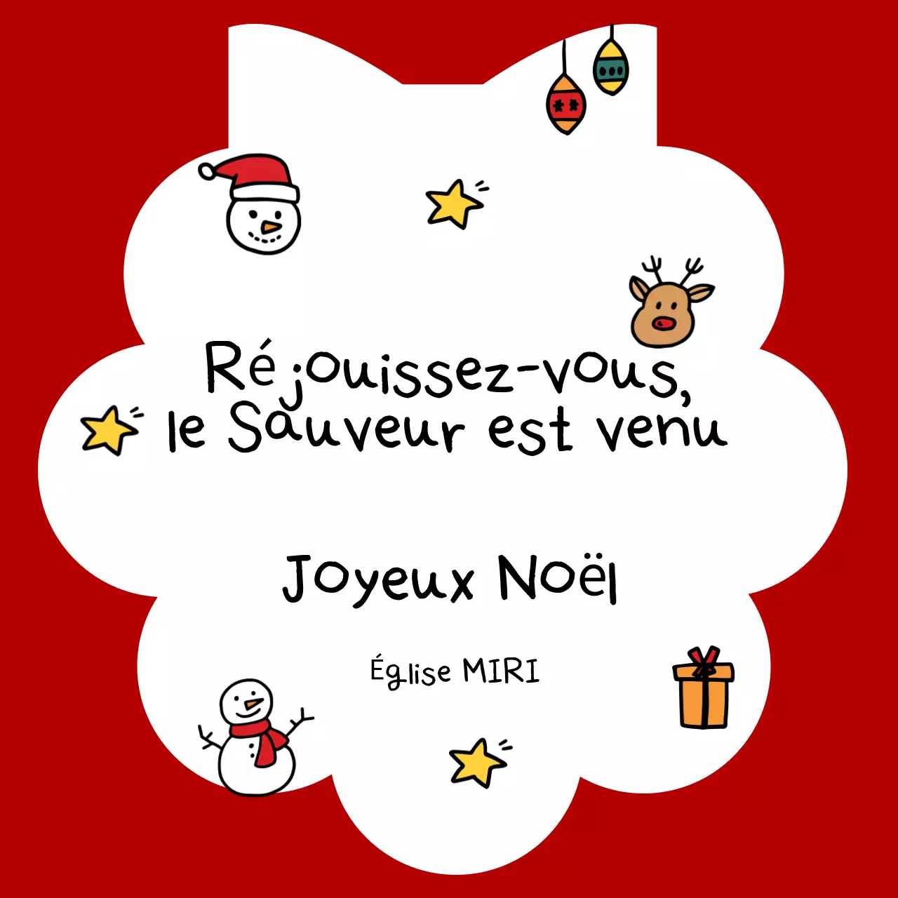 Guide du service de Noël de Red Baby