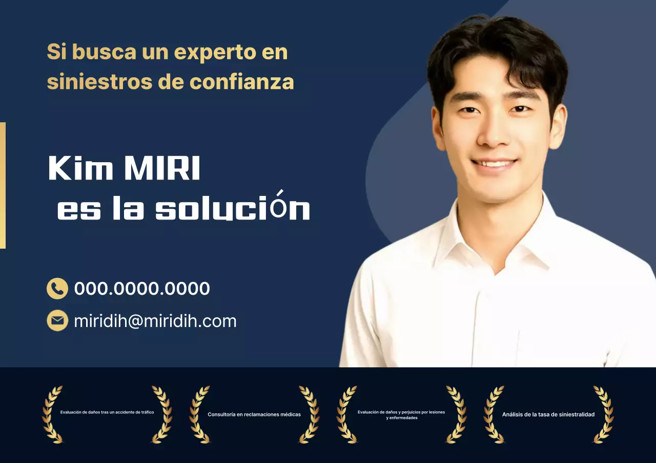 Anuncio de Blue Modern Insurance