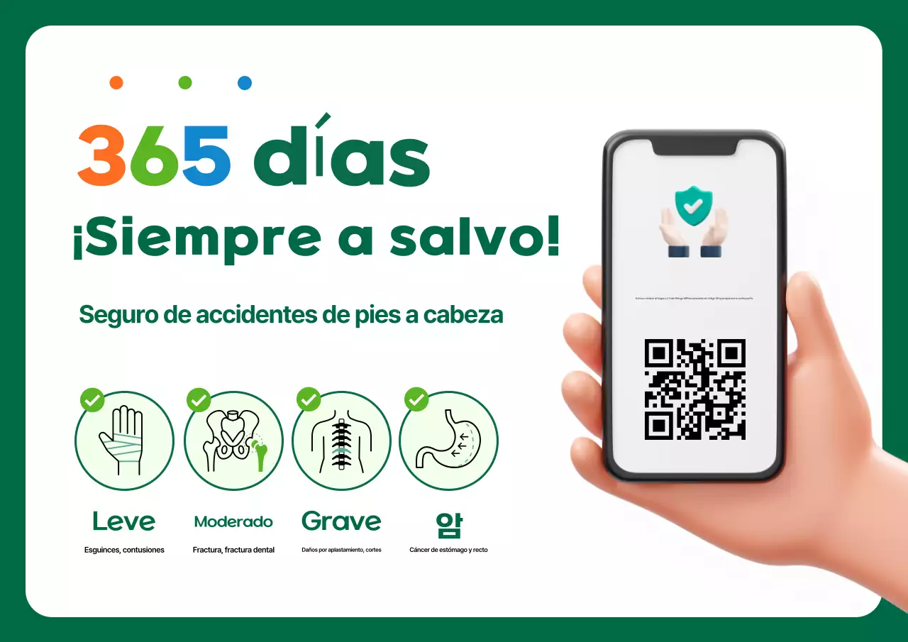 Anuncio de seguros modernos y ecológicos