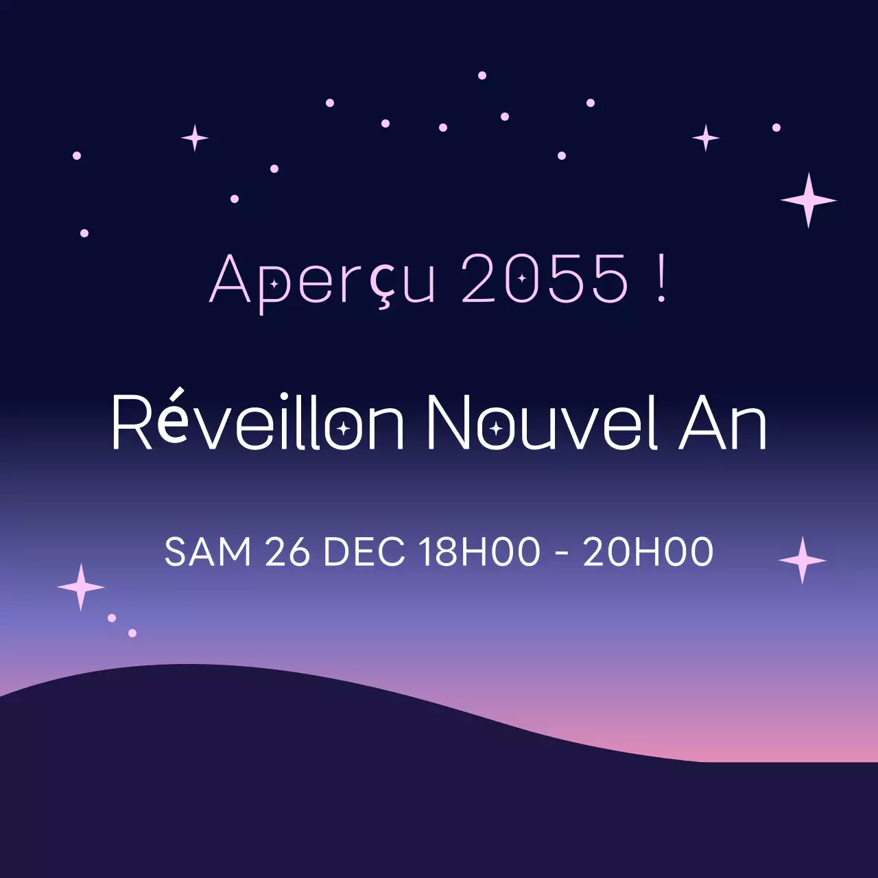 Fête de fin d'année Bora Modern