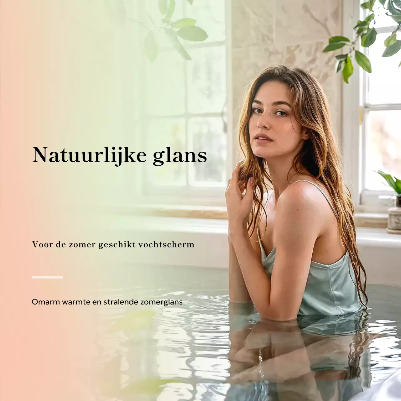 Beige Elegante Schoonheid Advertentie