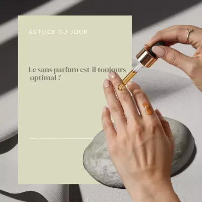 Publicité minimaliste pour les soins de la peau beiges