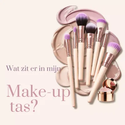 Beige elegante make-upgids