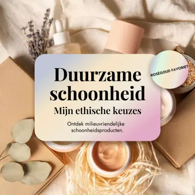 Beige Modern Beauty Promotie Social Media Vierkant