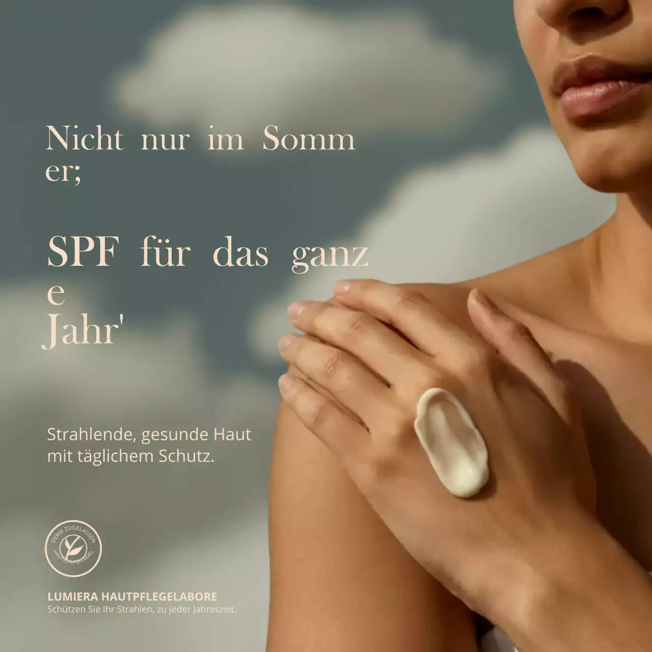 Beige Elegant Skincare Werbung