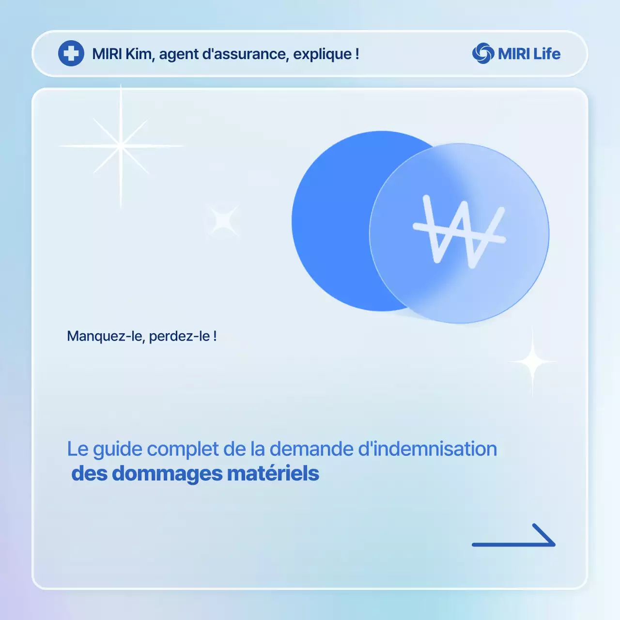 Guide d'assurance moderne Sky Blue