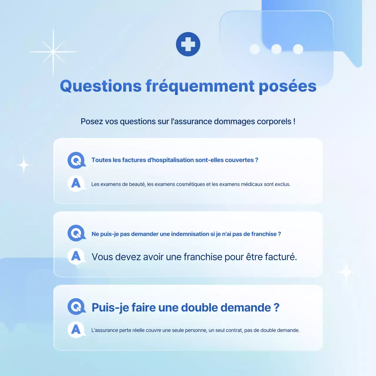 Guide d'assurance moderne Sky Blue