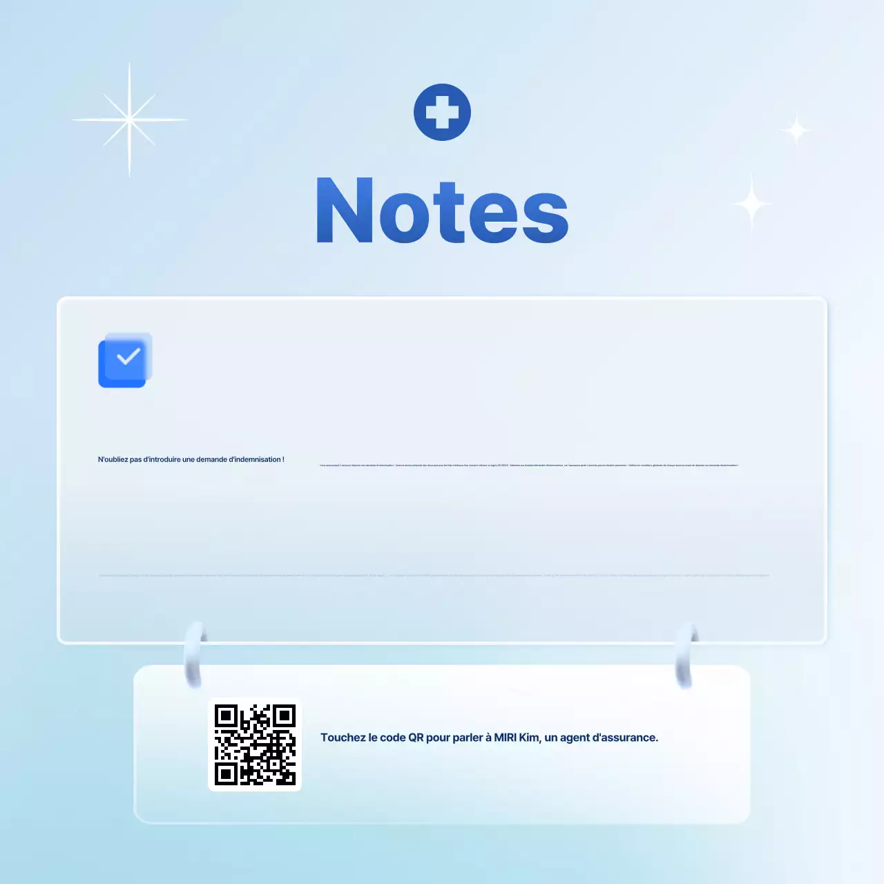 Guide d'assurance moderne Sky Blue