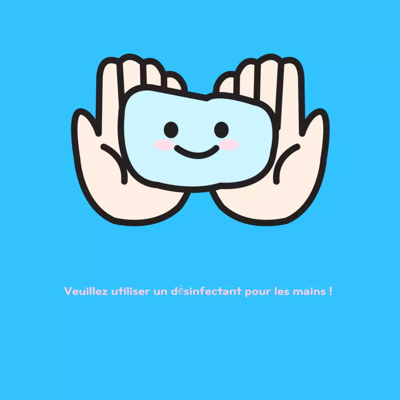 Campagne d'hygiène pour bébés Sky Blue