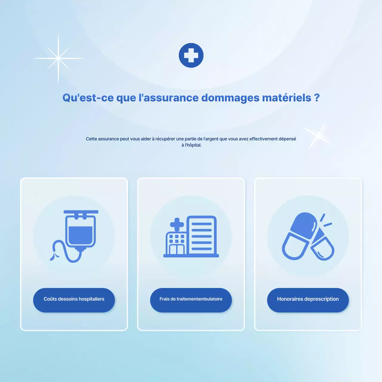 Guide d'assurance moderne Sky Blue