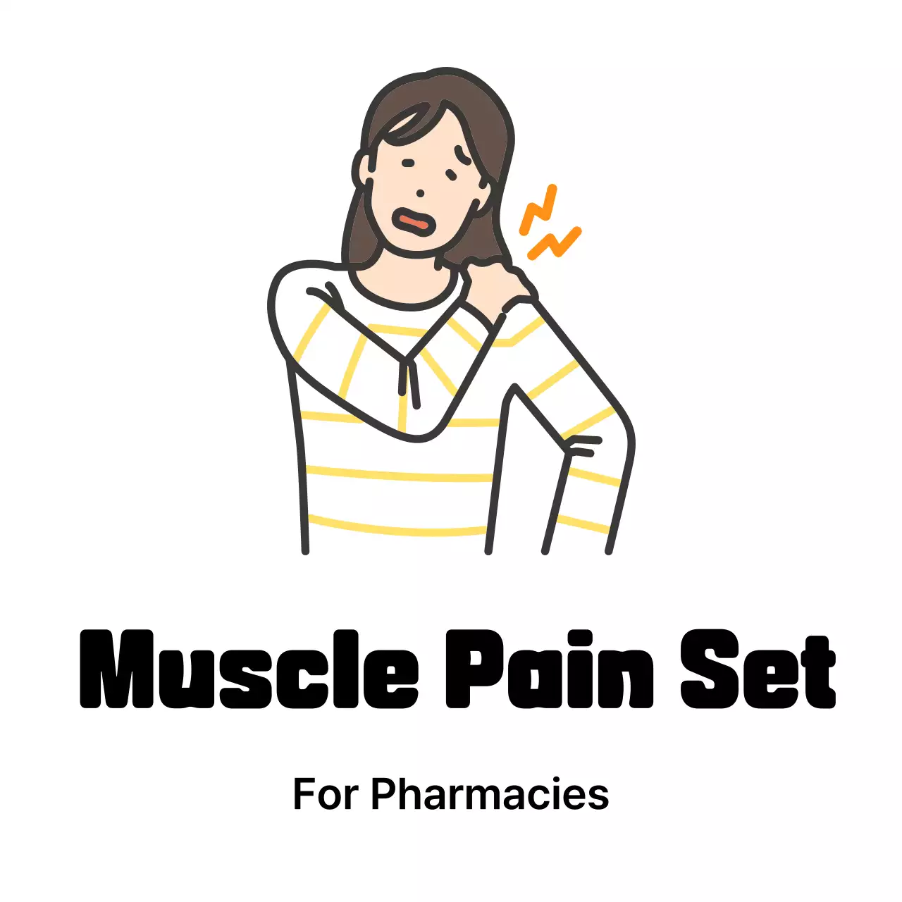 Quảng cáo sức khỏe đơn giản màu trắng