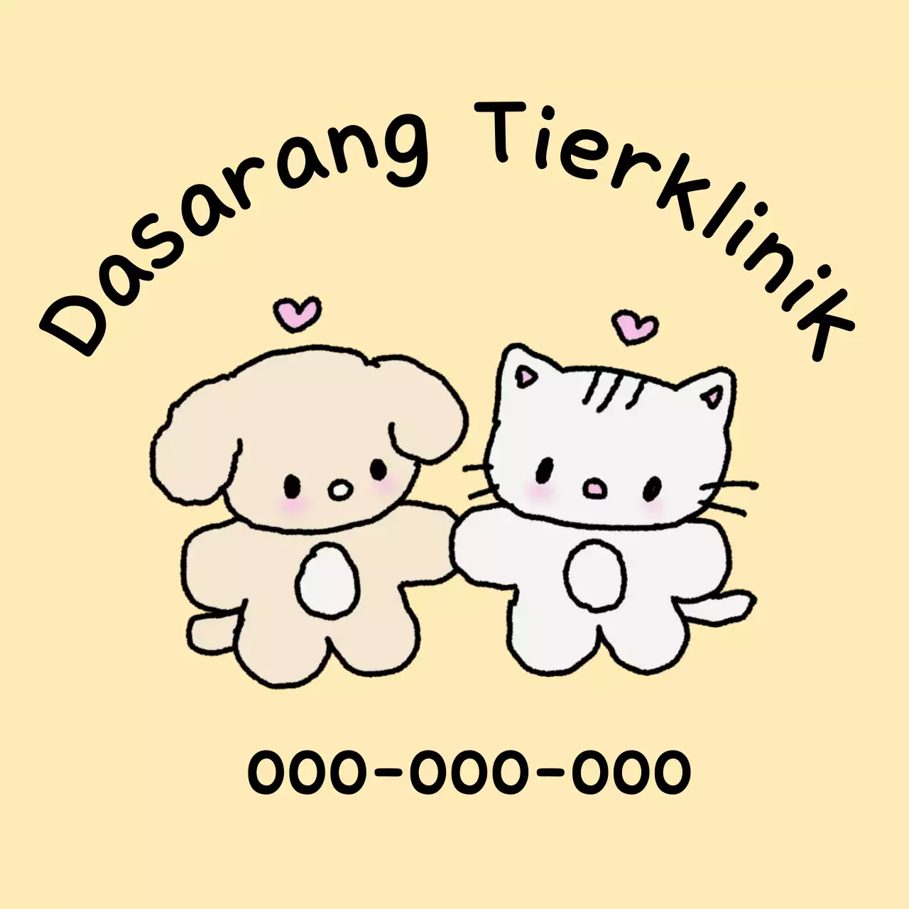 Beige Baby Animal Hospital Aktion