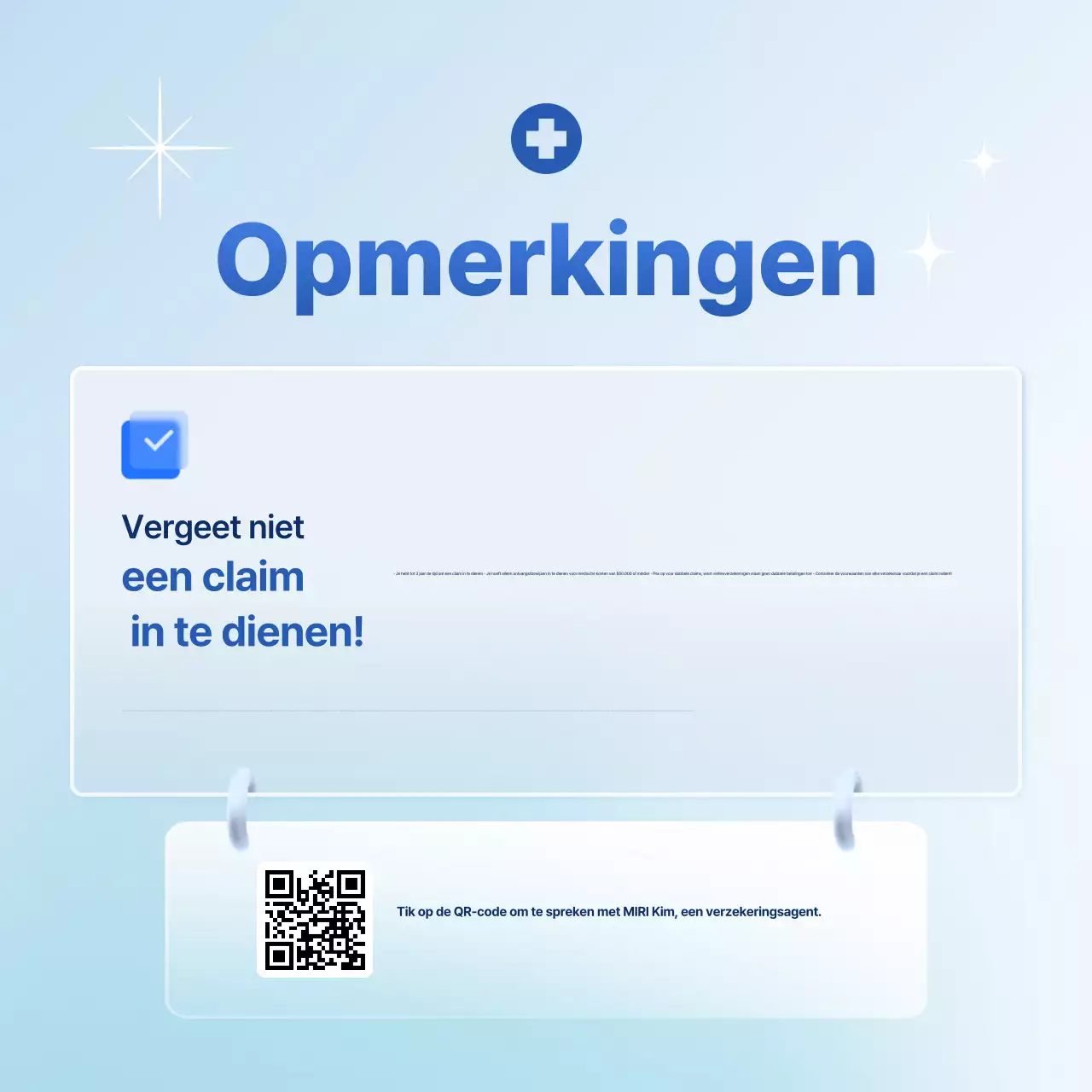 Sky Blue Modern Verzekeringsgids