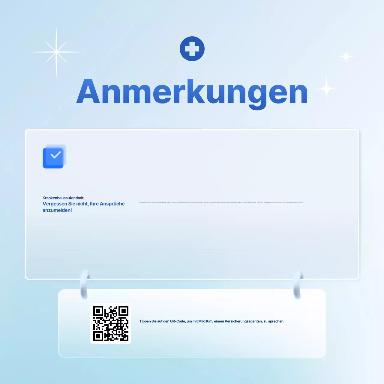 Sky Blue Modern Versicherungsleitfaden