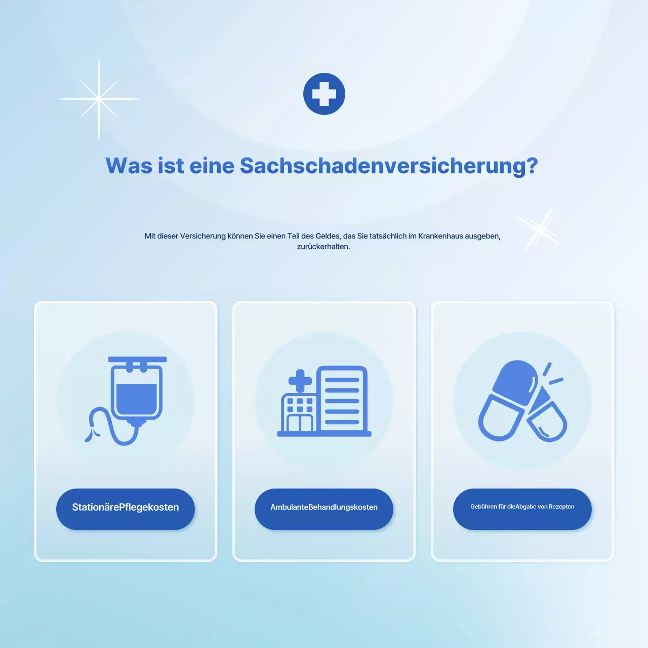 Sky Blue Modern Versicherungsleitfaden