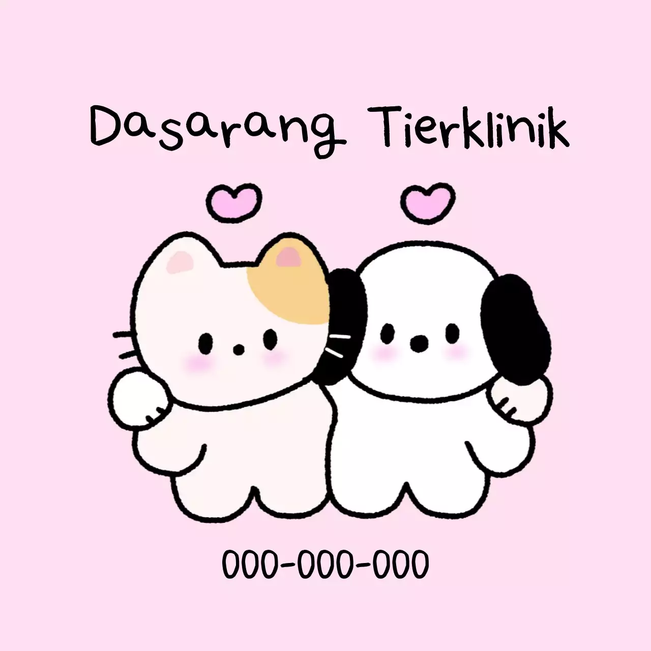 Rosa Logo für Tierbabyklinik