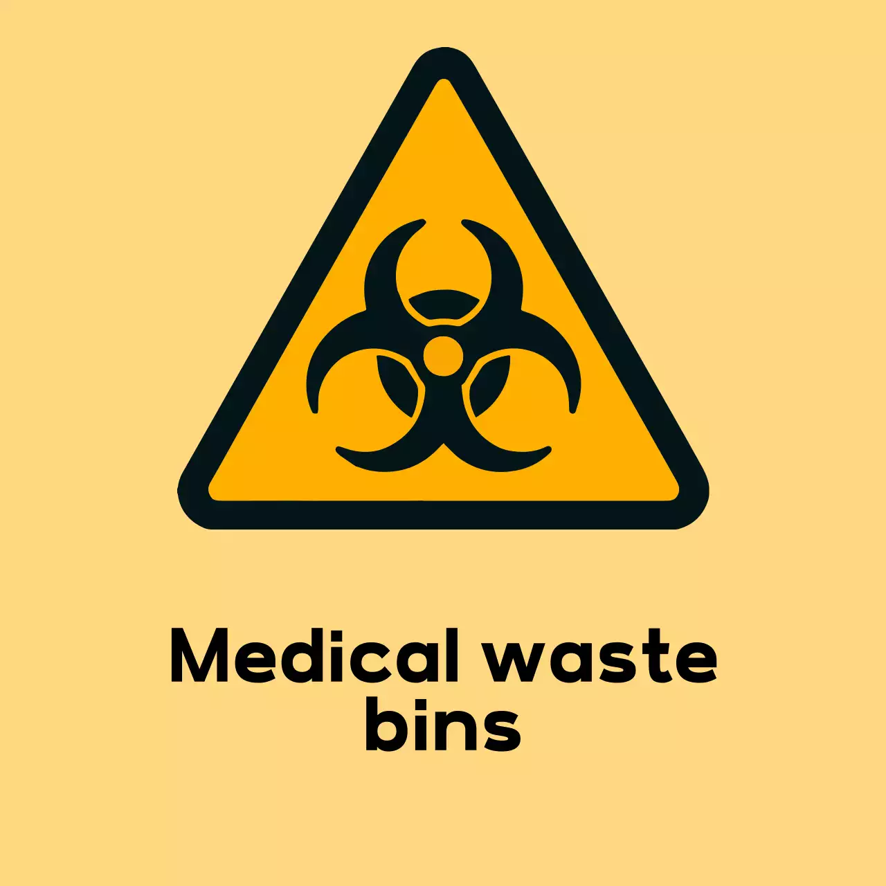 Hướng dẫn an toàn đơn giản màu vàng