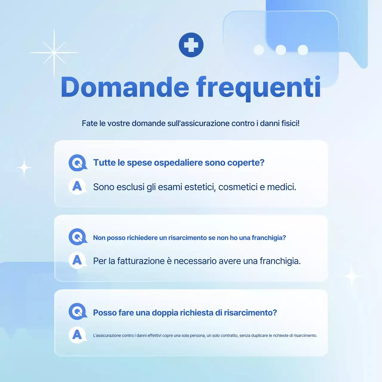 Guida assicurativa moderna Sky Blue