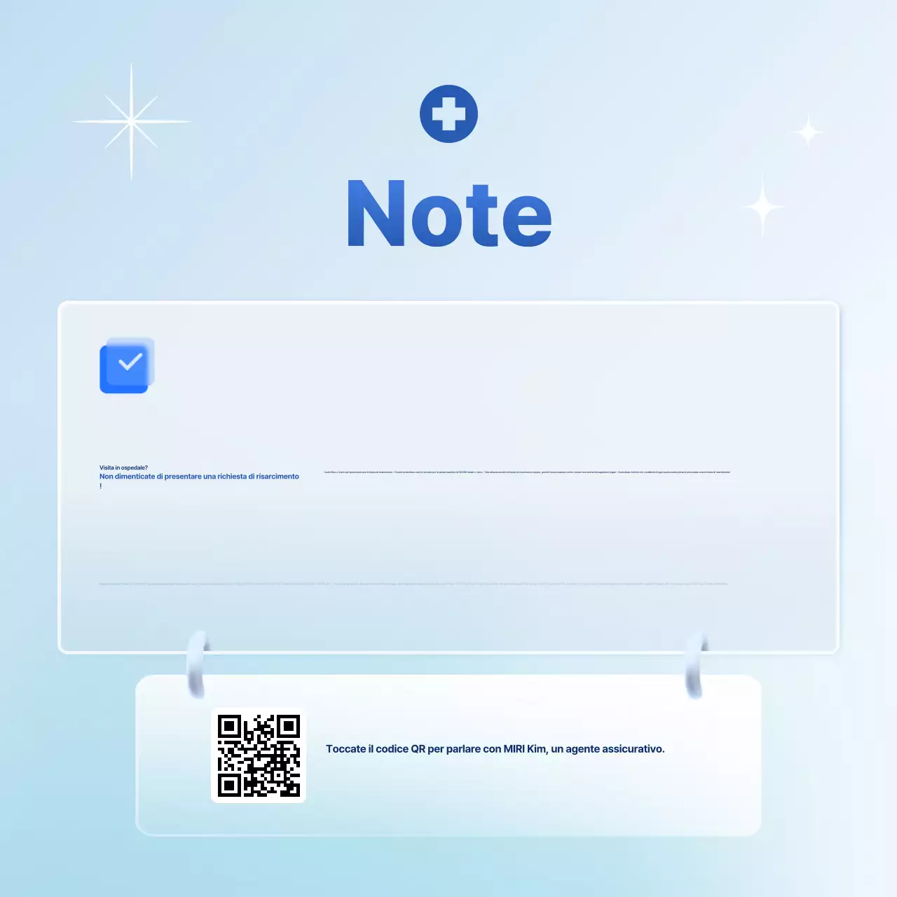 Guida assicurativa moderna Sky Blue