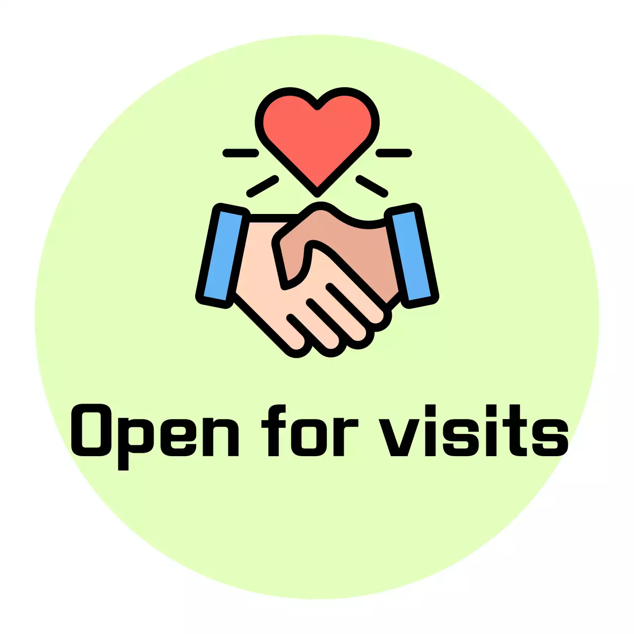 Thông báo hướng dẫn đơn giản màu xanh lá cây