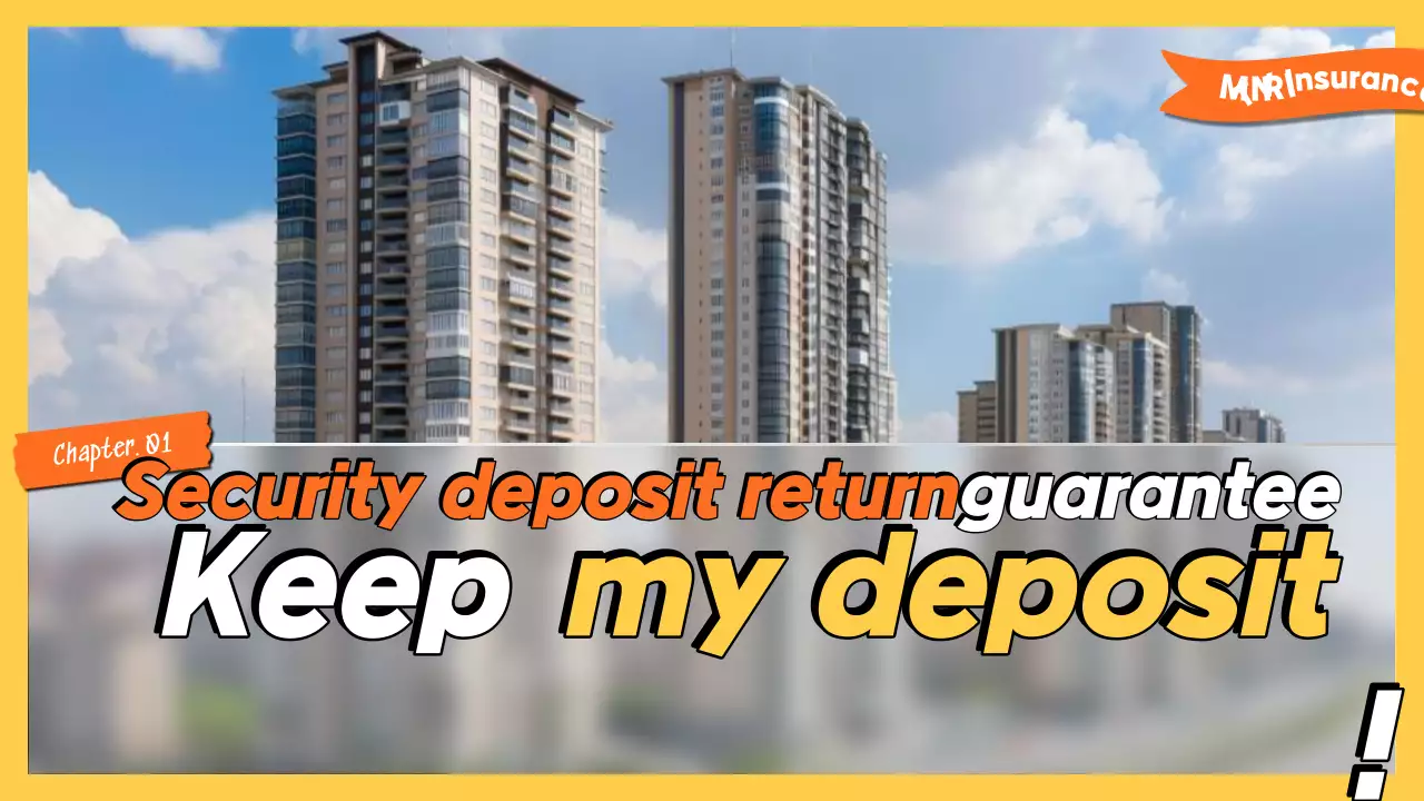 Orange Modern Lease Insurance Advertisement