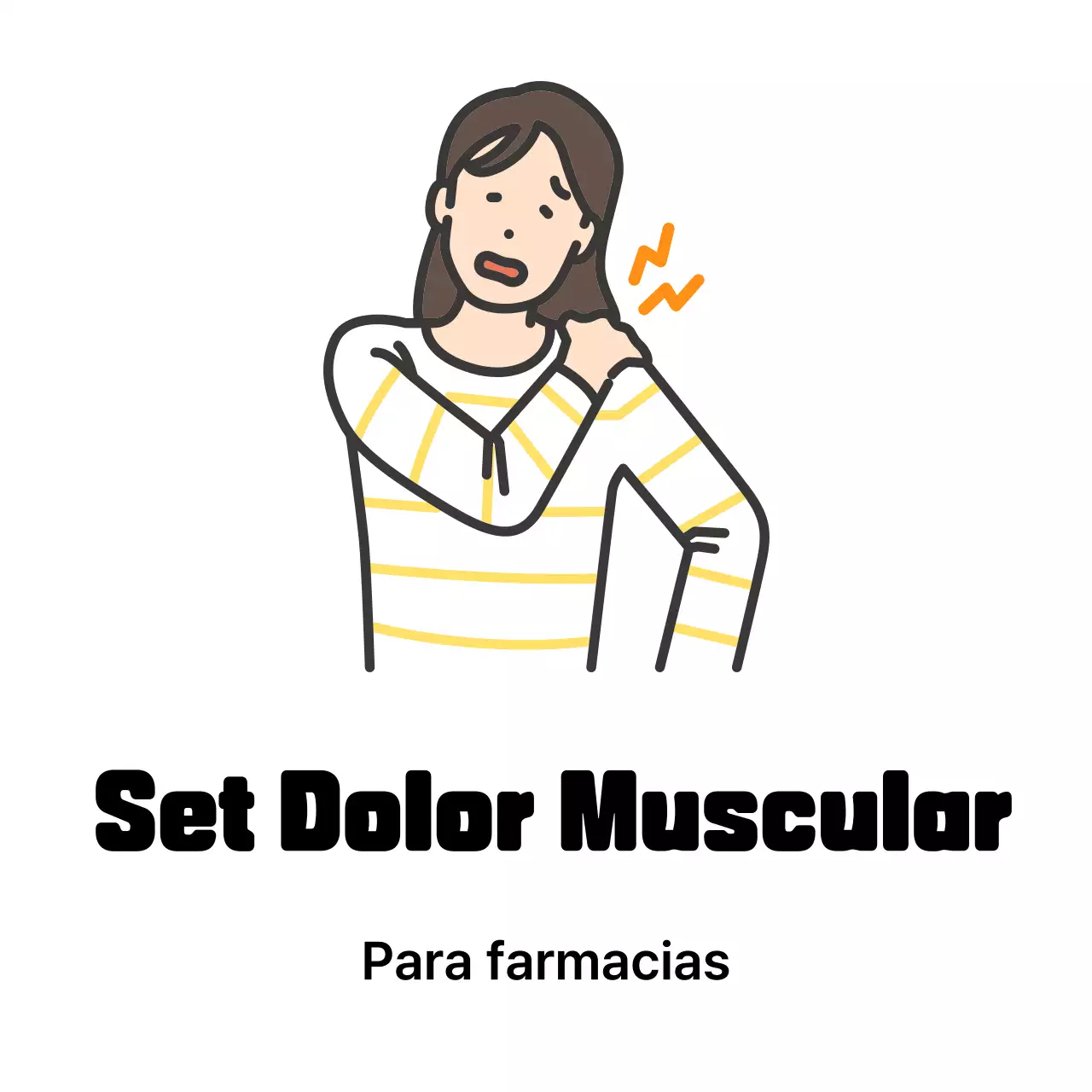 Anuncio de salud simple y blanco