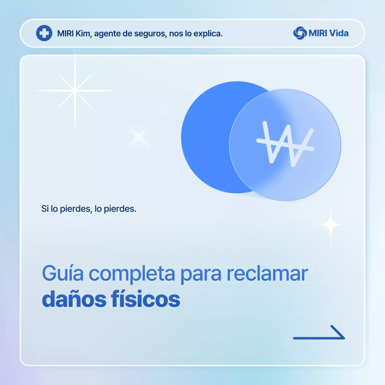 Guía de seguros moderna de Sky Blue