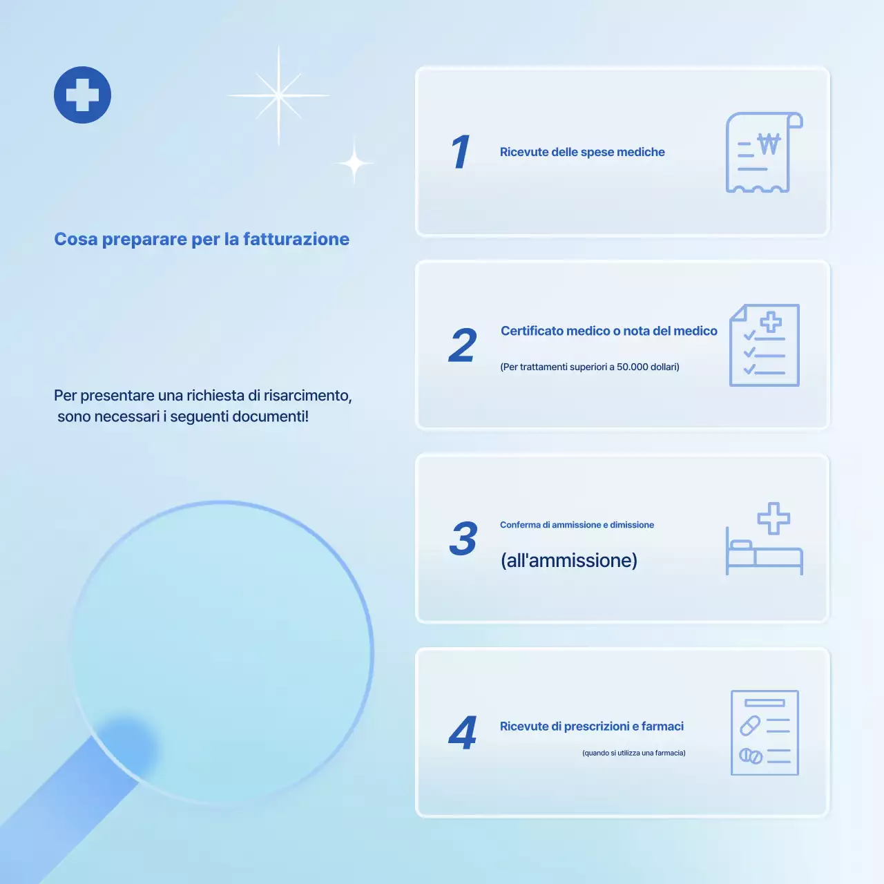 Guida assicurativa moderna Sky Blue