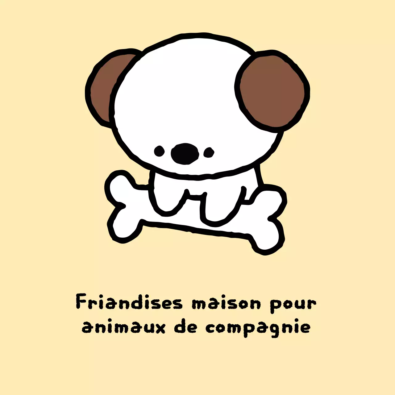 Publicité pour un bébé animal beige