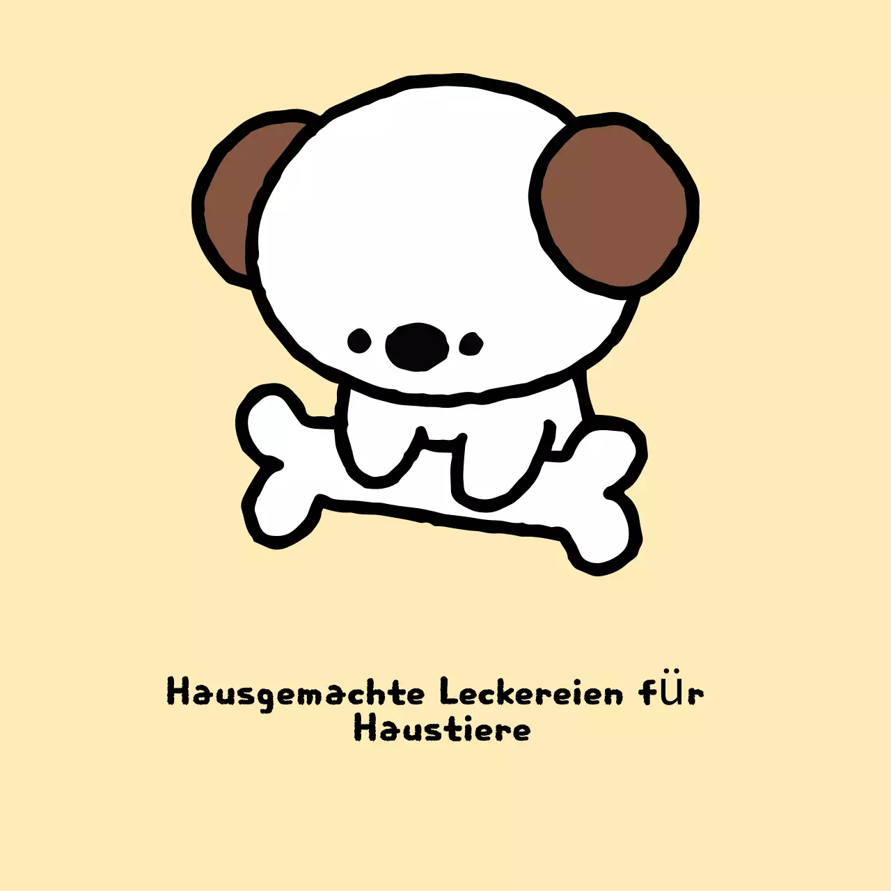 Beige Baby-Haustier-Werbung